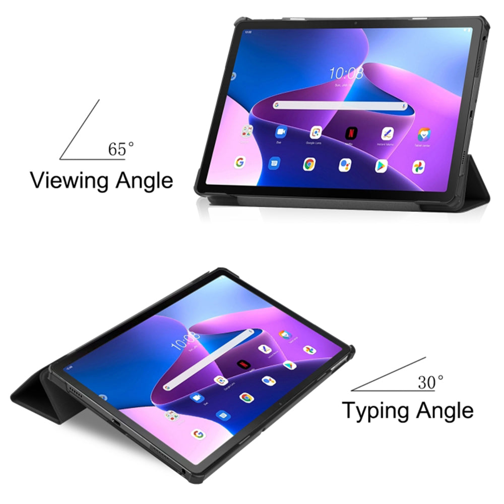 Case for Lenovo Tab M10 Gen 3, Techsuit, FoldPro, Black