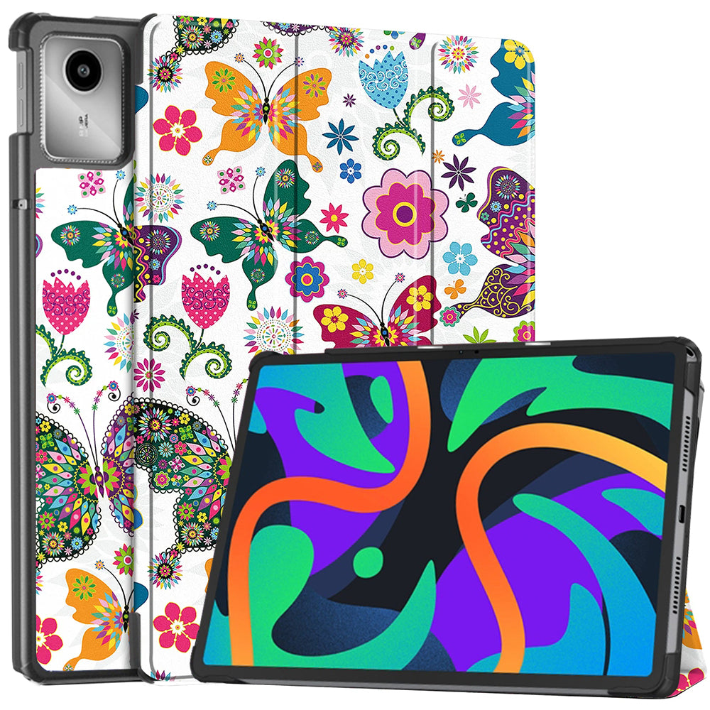 Funda para Lenovo Tab M11, Techsuit, FoldPro Butterfly, Multicolor