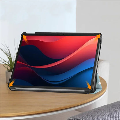 Funda para Lenovo Tab M11, Techsuit, FoldPro Unicorn, Multicolor