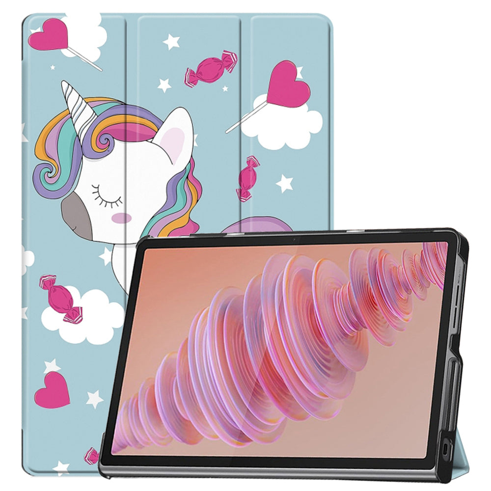 Funda para Lenovo Tab Plus 11.5 pulgadas, Techsuit, FoldPro Unicorn, Multicolor