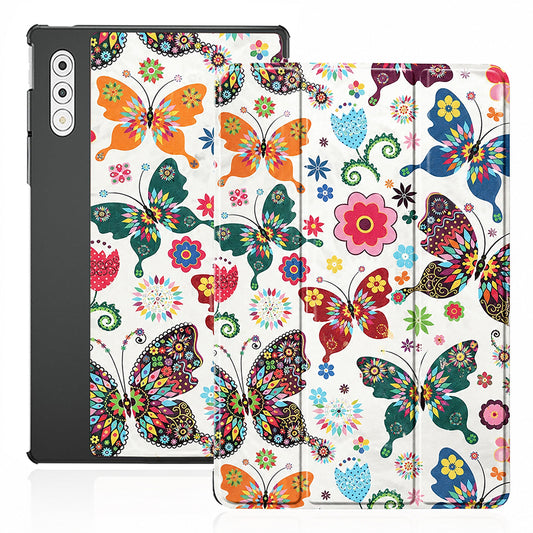 Funda para Lenovo Yoga Tab Plus, Techsuit, FoldPro Butterfly, Multicolor