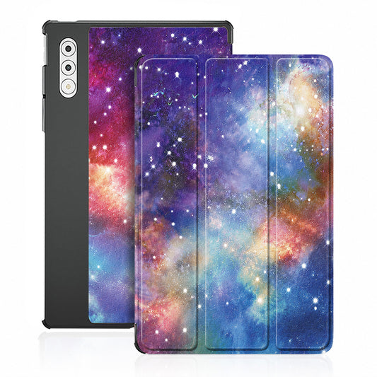 Funda para Lenovo Yoga Tab Plus, Techsuit, FoldPro Galaxy, Multicolor