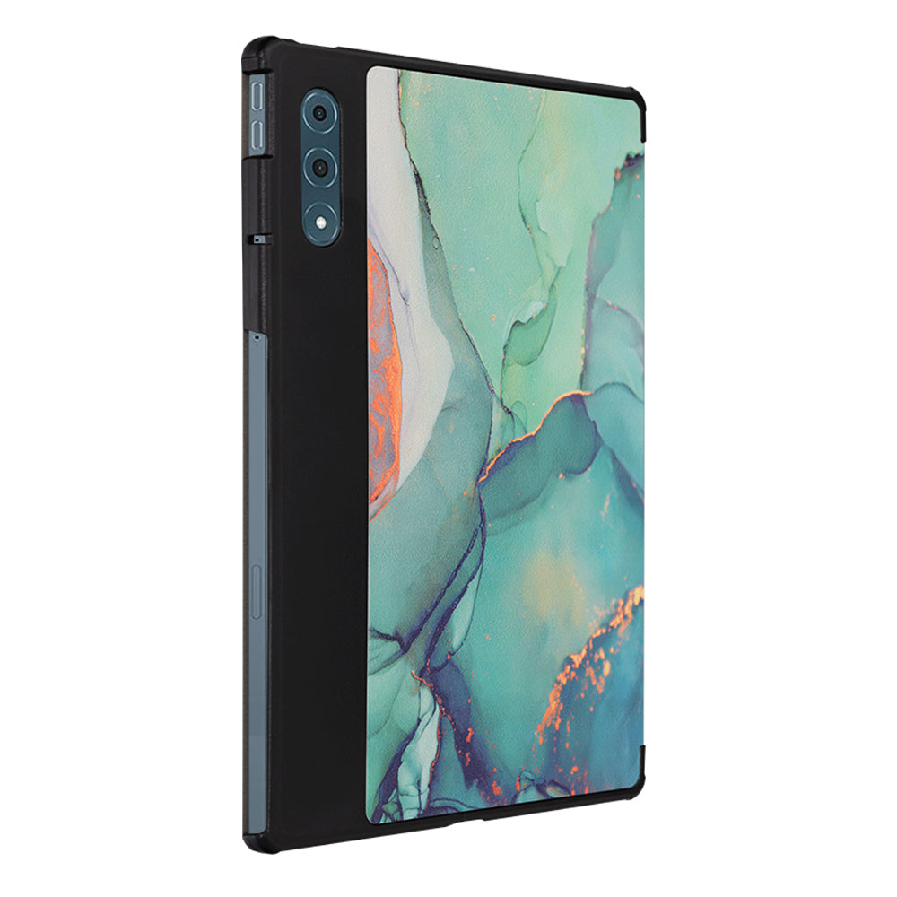 Funda para Lenovo Yoga Tab Plus, Techsuit, FoldPro Green Time, Multicolor