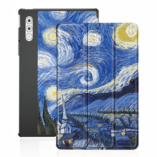 Funda para Lenovo Yoga Tab Plus, Techsuit, FoldPro Starry Night, Multicolor