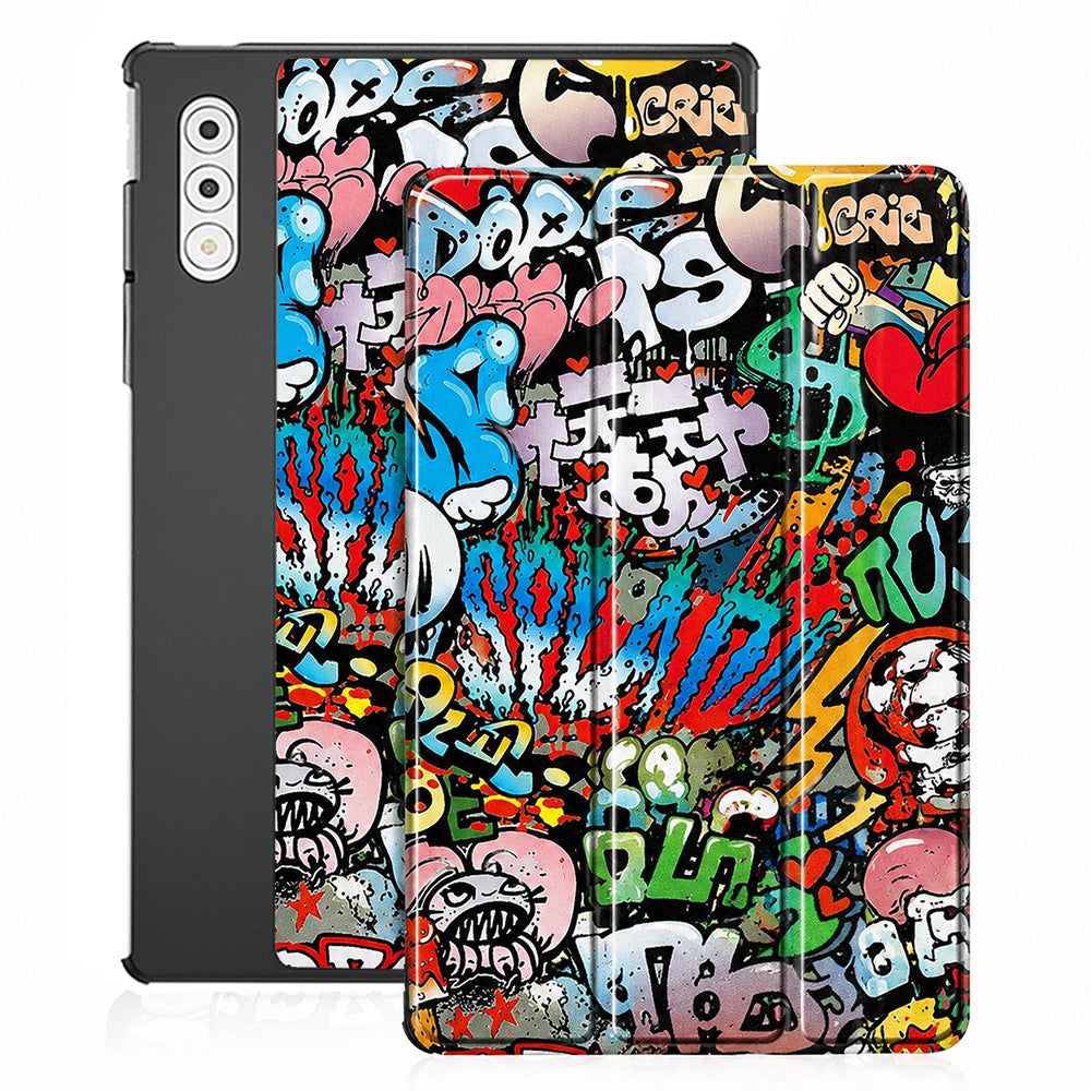 Funda para Lenovo Yoga Tab Plus, Techsuit, FoldPro Urban Vibe, Multicolor
