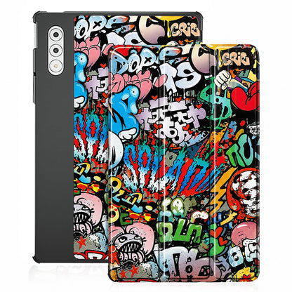 Funda para Lenovo Yoga Tab Plus, Techsuit, FoldPro Urban Vibe, Multicolor