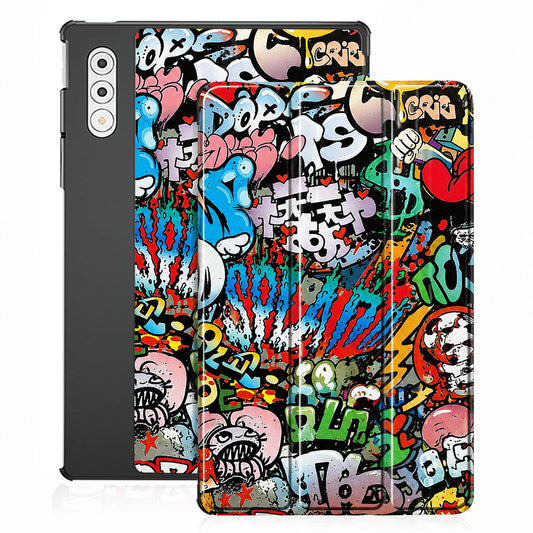 Funda para Lenovo Yoga Tab Plus, Techsuit, FoldPro Urban Vibe, Multicolor