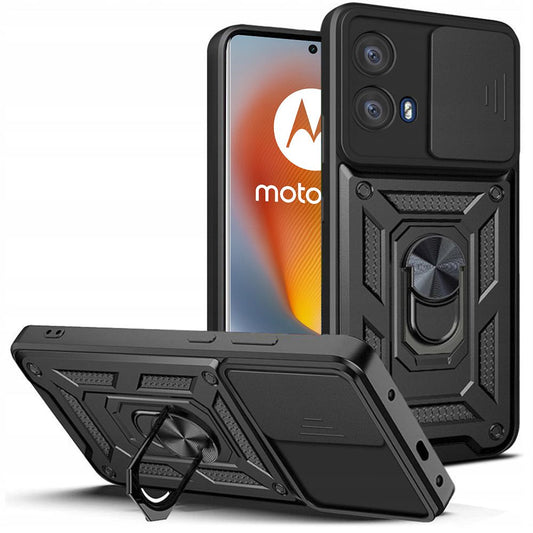 Funda para Motorola Edge 50 Fusion, Tech-Protect, CamShield Pro, Negro 