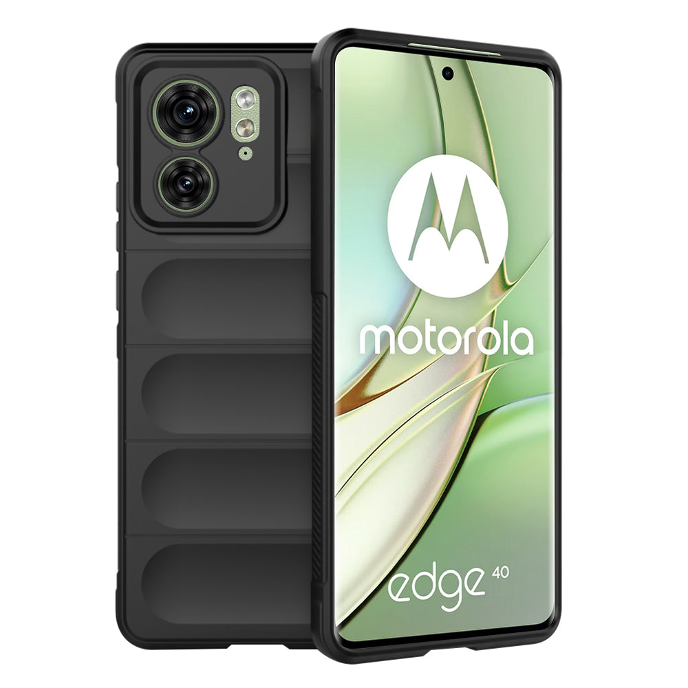 Funda para Motorola Edge (2023) / Edge 40, Techsuit, Magic Shield, Negra