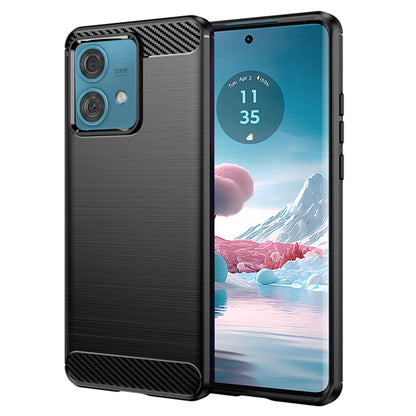 Funda para Motorola Edge 40 Neo, Techsuit, Carbono, Negra