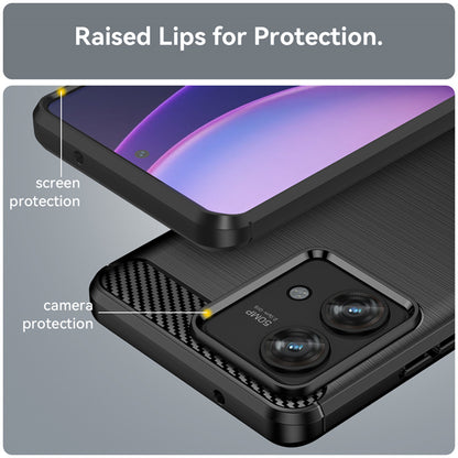 Funda para Motorola Edge 40 Neo, Techsuit, Carbono, Negra
