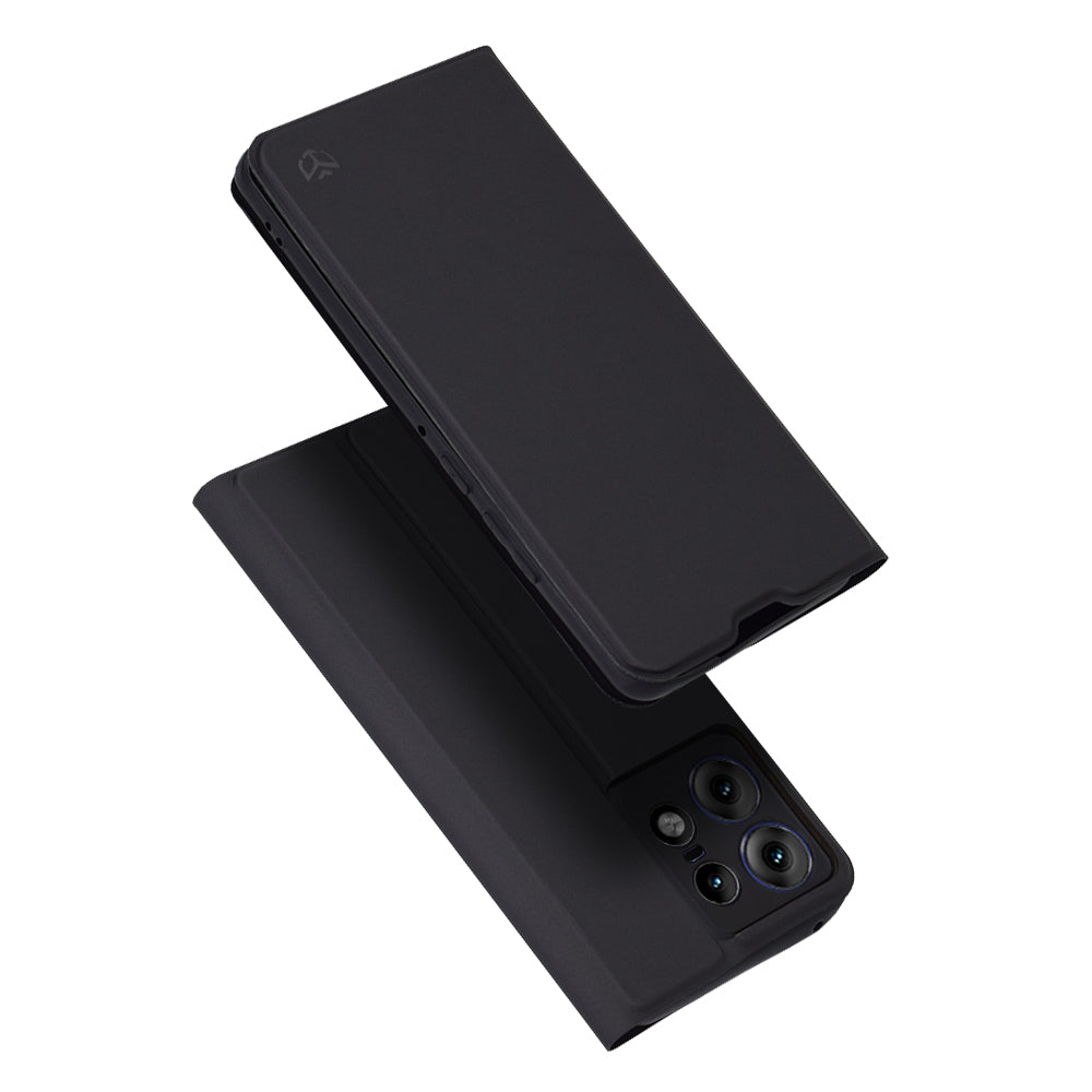 Funda para Motorola Edge 50 Pro, Techsuit, Magskin Book, Negra