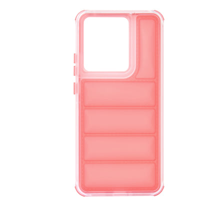 Funda para Motorola Edge 50 Pro, Techsuit, Wave Shield, Roja