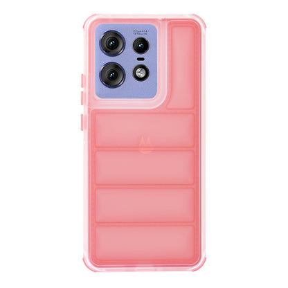 Funda para Motorola Edge 50 Pro, Techsuit, Wave Shield, Roja
