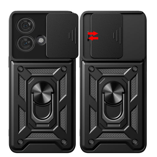 Funda para Motorola Edge 50 Ultra, Techsuit, CamShield, Negra