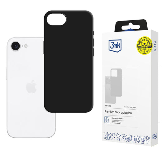 Funda para Motorola Edge 60 Fusion / Edge 60, 3MK, Negra Mate
