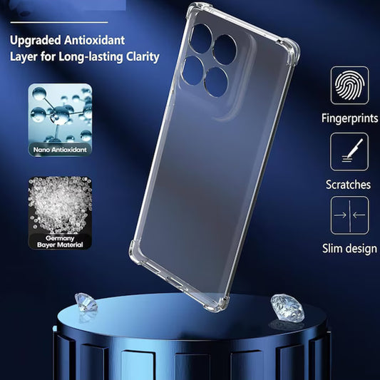 Funda para Motorola Edge 60 Fusion / Edge 60, Techsuit, Antigolpes Transparente, Transparente