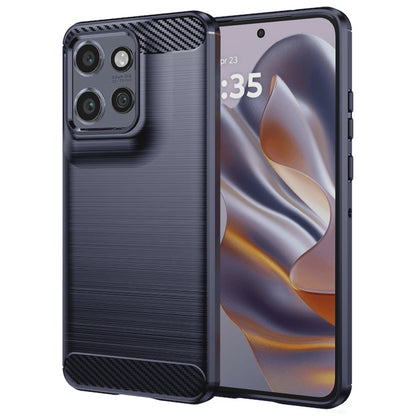 Funda para Motorola Edge 60 Neo / Edge 50 Neo, Techsuit, Carbono, Azul