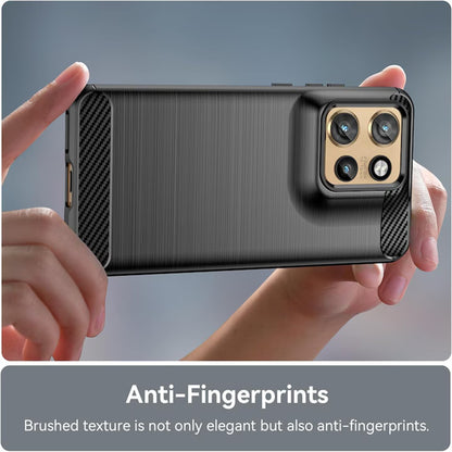 Funda para Motorola Edge 60 Neo / Edge 50 Neo, Techsuit, Carbono, Azul