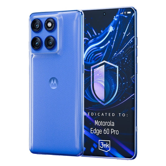 Funda para Motorola Edge 60 Pro, 3MK, Clear, Transparente