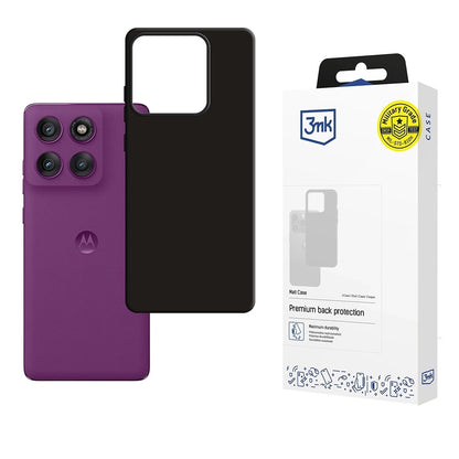Funda para Motorola Edge 60 Pro, 3MK, Negra Mate