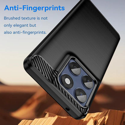 Funda para Motorola Edge 60 Pro, Techsuit, Carbono, Negra