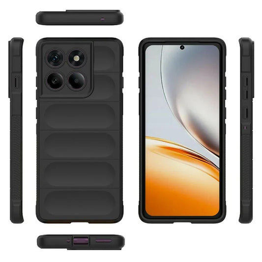 Funda para Motorola Edge 60 Pro, Techsuit, Magic Shield, Negra