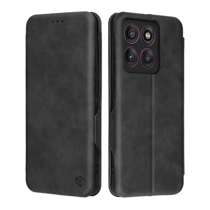 Funda para Motorola Edge 60 Pro, Techsuit, Safe Wallet Plus, Negra