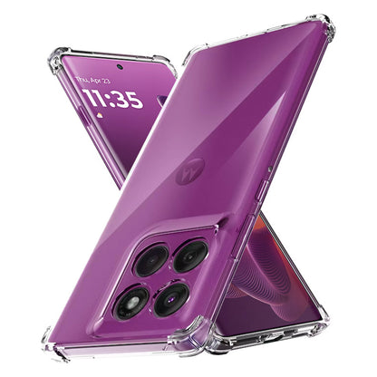 Funda para Motorola Edge 60 Pro, Techsuit, Antigolpes Transparente, Transparente