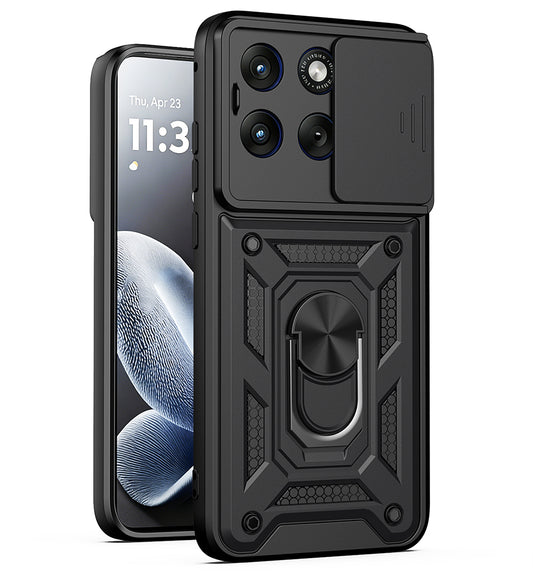 Funda para Motorola Edge 70 Fusion, Techsuit, CamShield, Negra
