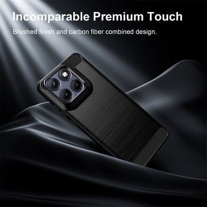 Funda para Motorola Edge 70 Fusion, Techsuit, Carbono, Negra