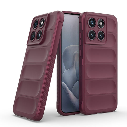 Funda para Motorola Edge 70 Fusion, Techsuit, Magic Shield, Vino