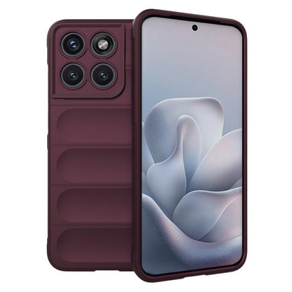 Funda para Motorola Edge 70 Fusion, Techsuit, Magic Shield, Vino