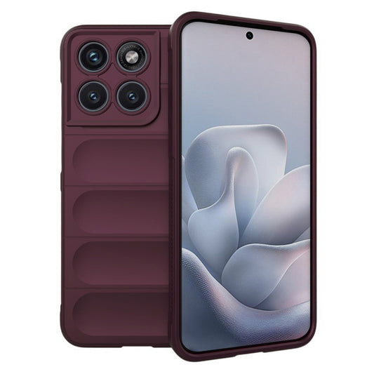 Funda para Motorola Edge 70 Fusion, Techsuit, Magic Shield, Vino