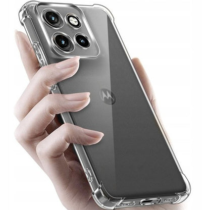 Funda para Motorola Edge 70 Fusion, Techsuit, Shockproof Clear, Transparente