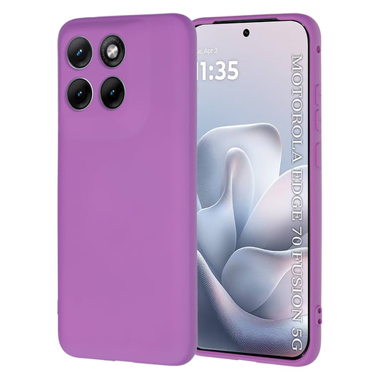Funda para Motorola Edge 70 Fusion, Techsuit, SoftFlex, Morado