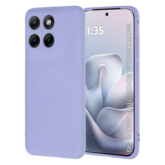 Funda para Motorola Edge 70 Fusion, Techsuit, SoftFlex, Morado Claro