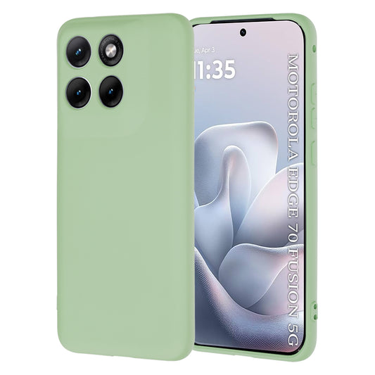 Funda para Motorola Edge 70 Fusion, Techsuit, SoftFlex, Verde Claro