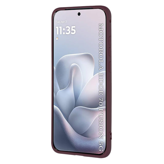 Funda para Motorola Edge 70 Fusion, Techsuit, SoftFlex, Vino