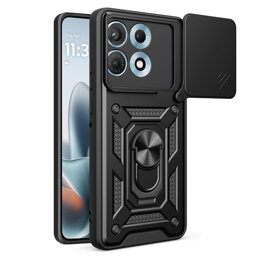 Funda para Motorola Edge 70 Max, Techsuit, CamShield, Negra