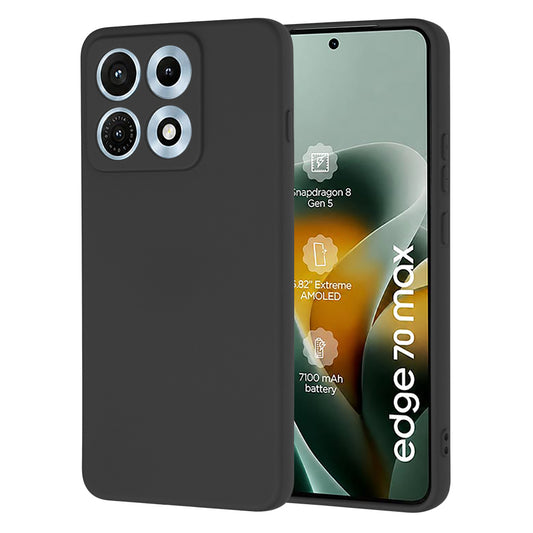Funda para Motorola Edge 70 Max, Techsuit, SoftFlex, Negra