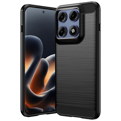 Funda para Motorola Edge 70 Pro, Techsuit, Carbono, Negra