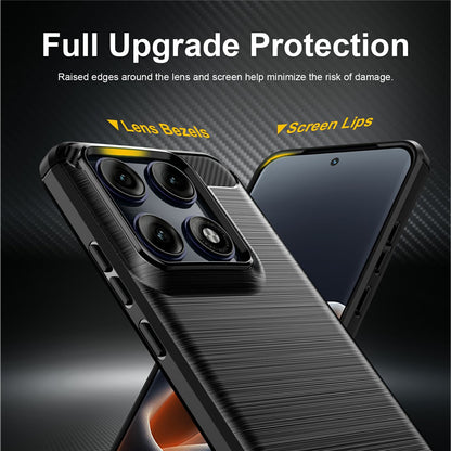 Funda para Motorola Edge 70 Pro, Techsuit, Carbono, Negra