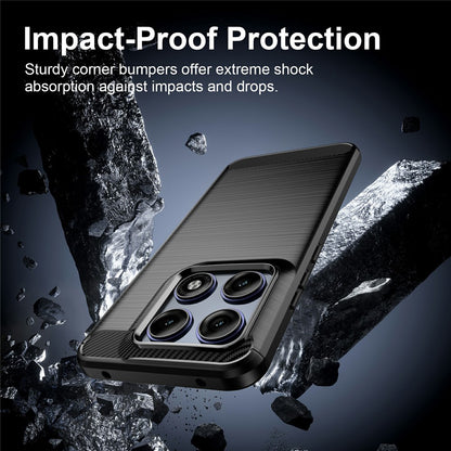 Funda para Motorola Edge 70 Pro, Techsuit, Carbono, Negra