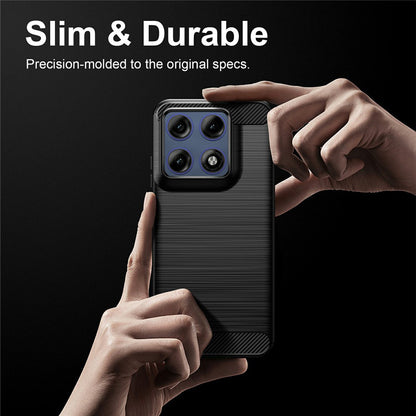 Funda para Motorola Edge 70 Pro, Techsuit, Carbono, Negra
