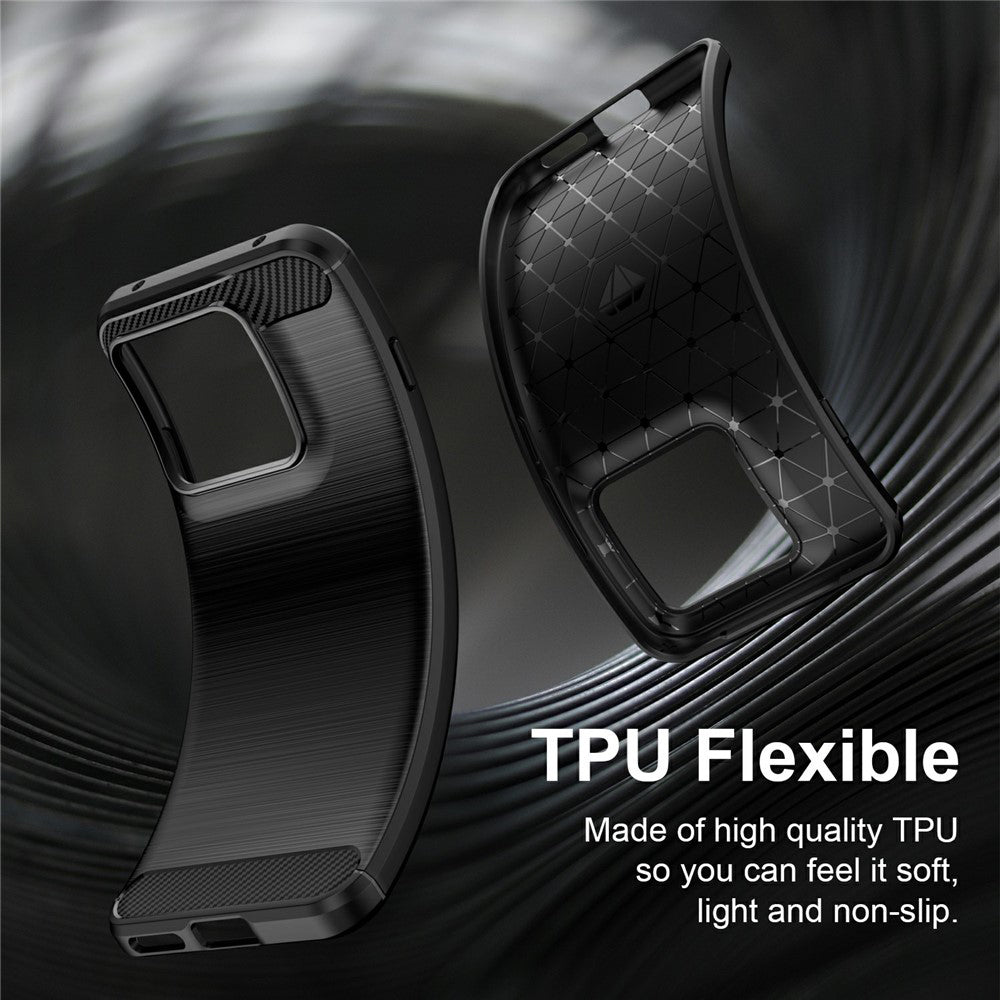 Funda para Motorola Edge 70 Pro, Techsuit, Carbono, Negra