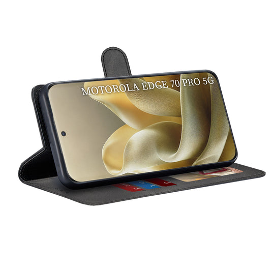Funda para Motorola Edge 70 Pro, Techsuit, Diary Book, Negra