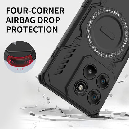 Funda para Motorola Edge 70, Techsuit, ArmorMag, Negra