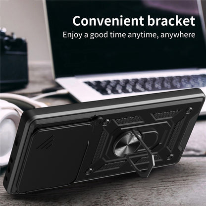 Funda para Motorola Edge 70, Techsuit, CamShield, Dorada