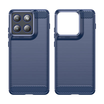 Funda para Motorola Edge 70, Techsuit, Carbono, Azul